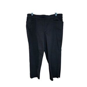 Time And Tru Womens Black Pull-On Stretch Pants Medium (8-10)